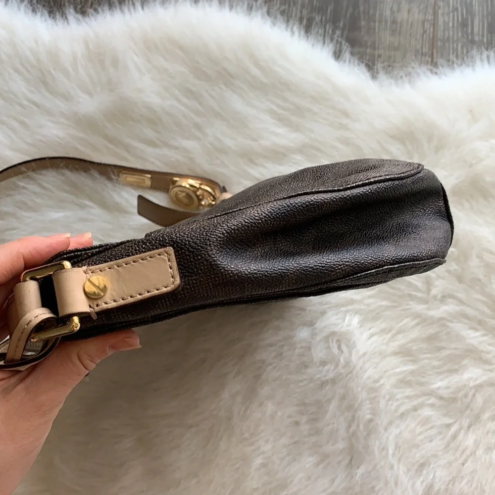 Michael Kors | brown MK Satchel Crossbody Bag - Picture 5 of 16